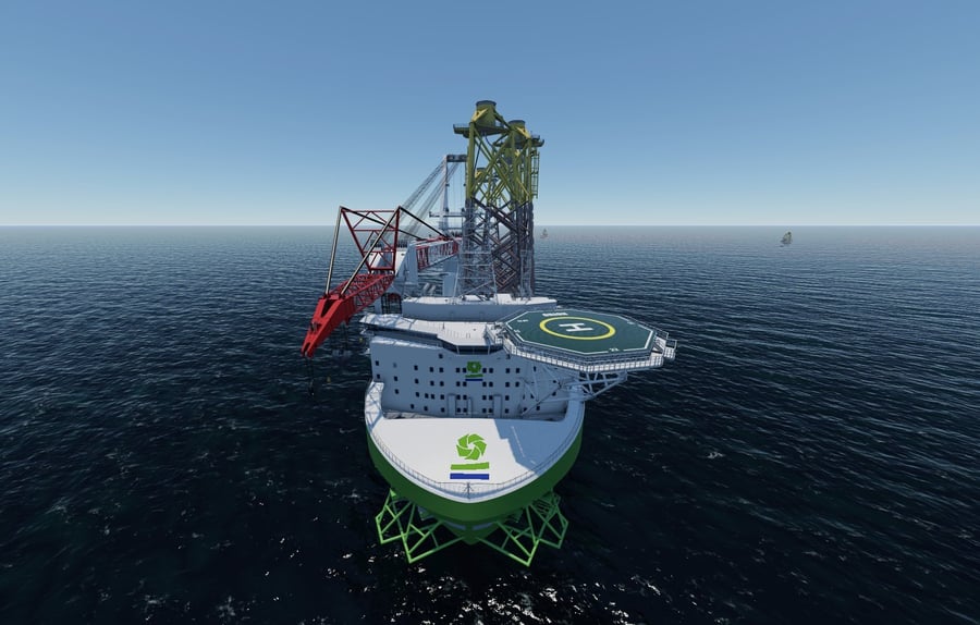 The Orion heavy lift vessel in the simulator The Orion heavy lift vessel in the simulator